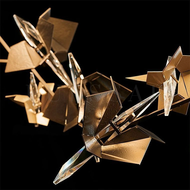 Реечная люстра BERGAMO