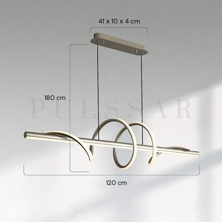 Реечная люстра AGNES