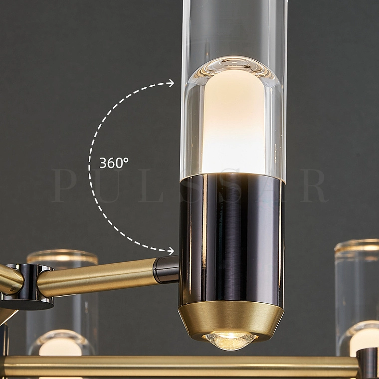 Реечная люстра BIRGEL LONG