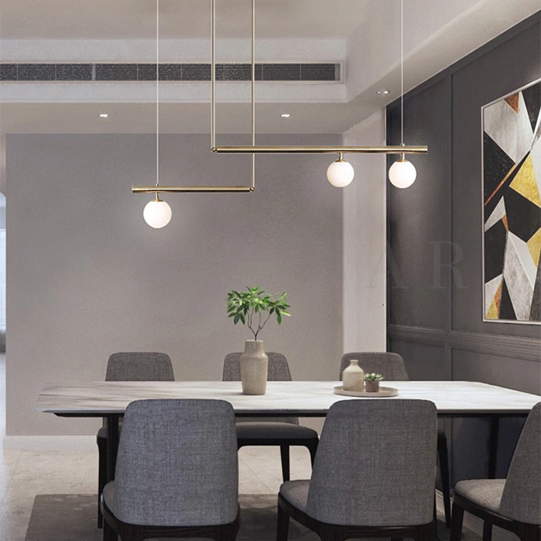 Реечная люстра BARRA