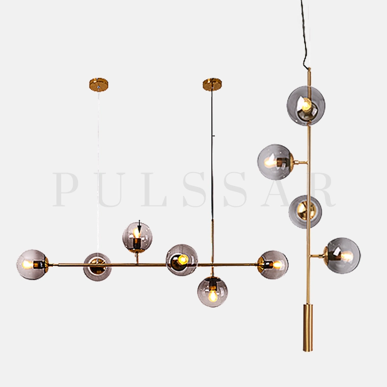 Реечная люстра HAGGE