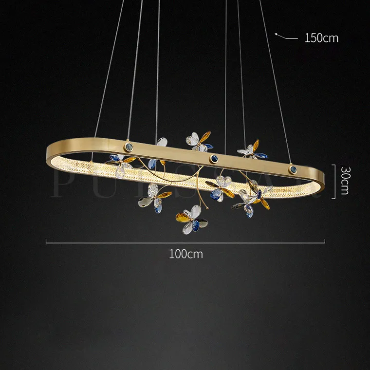 Реечная люстра MELROSE LONG