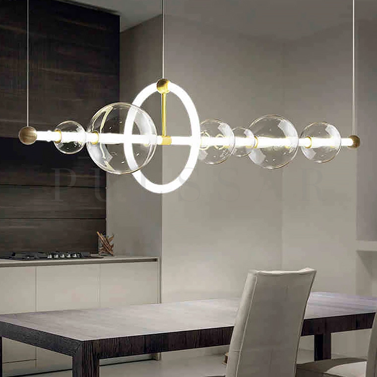 Реечная люстра SESSA