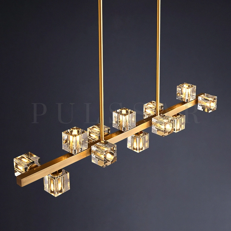 Реечная люстра DORA LONG