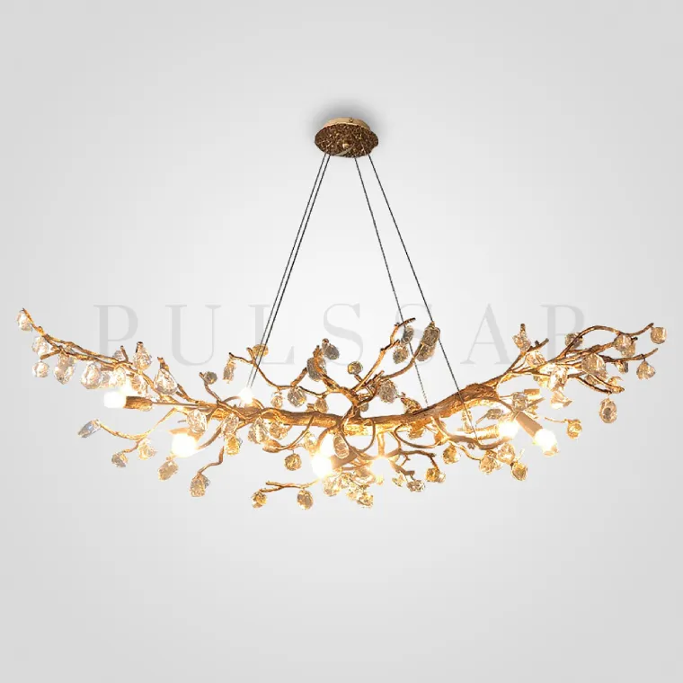 Реечная люстра ELISHA BUD LONG