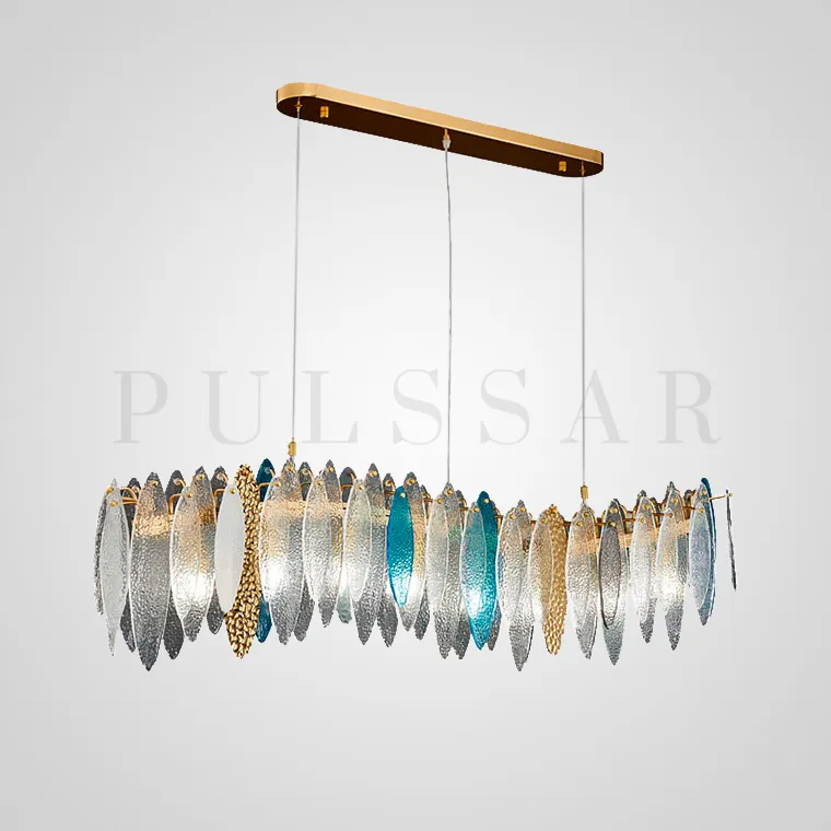 Реечная люстра RISSA B WAVE