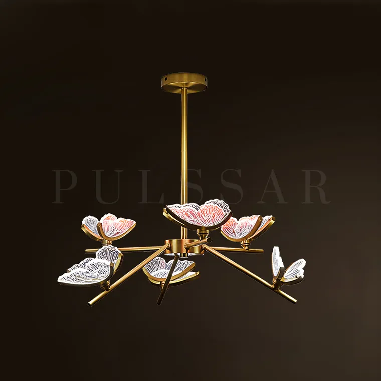 Подвесная люстра PAPILLON ROSA