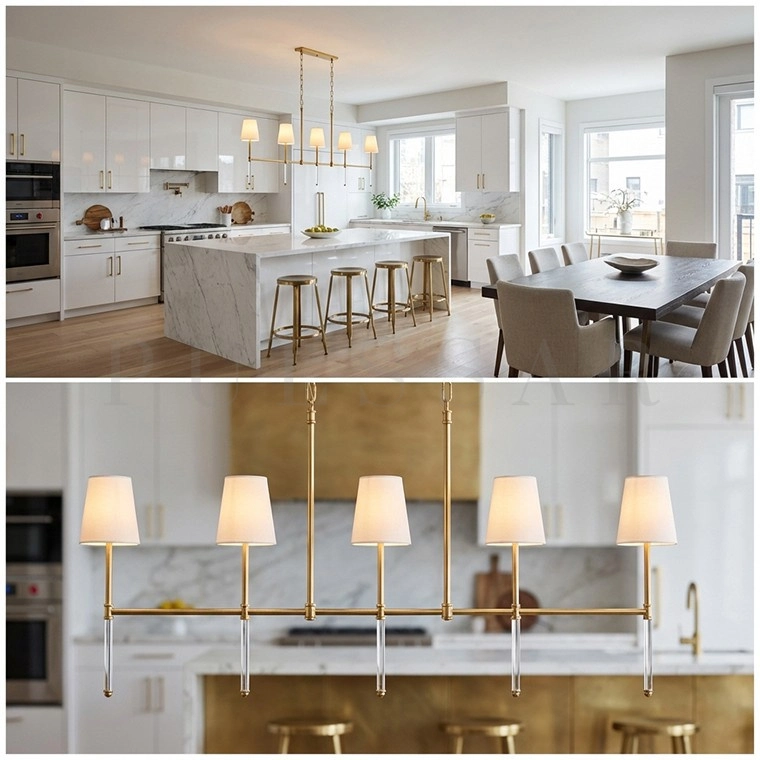 Реечная люстра DEMIAN LONG