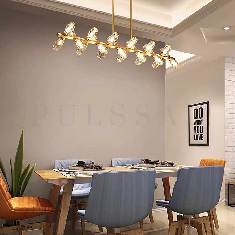 Реечная люстра SELMER LONG