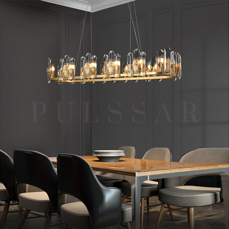 Реечная люстра WALLACE LONG