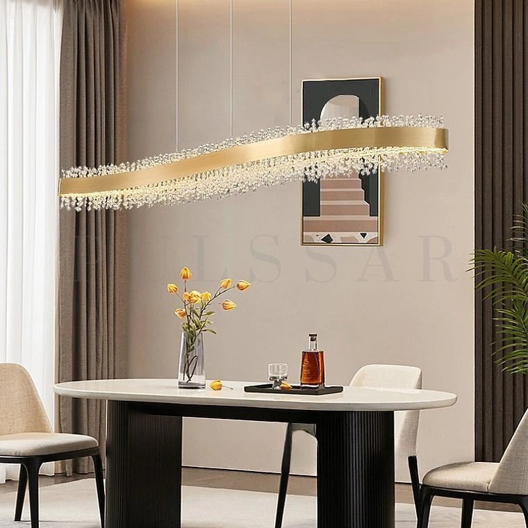 Реечная люстра LUSINE