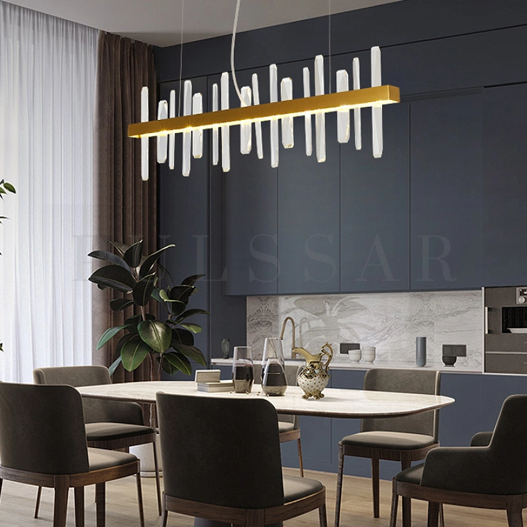 Реечная люстра CAROLA LONG