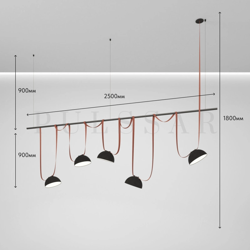 Комплект ременной трековой системы Belty DK55SET06-01-BR
