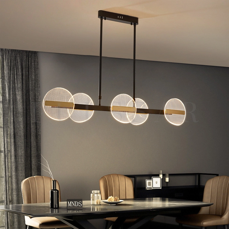 Реечная люстра HELSE LONG