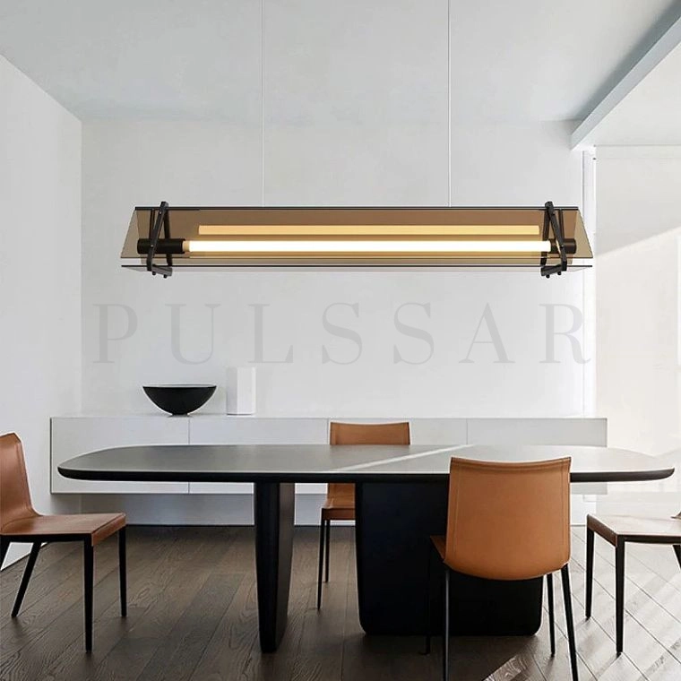 Реечная люстра HAGA LONG