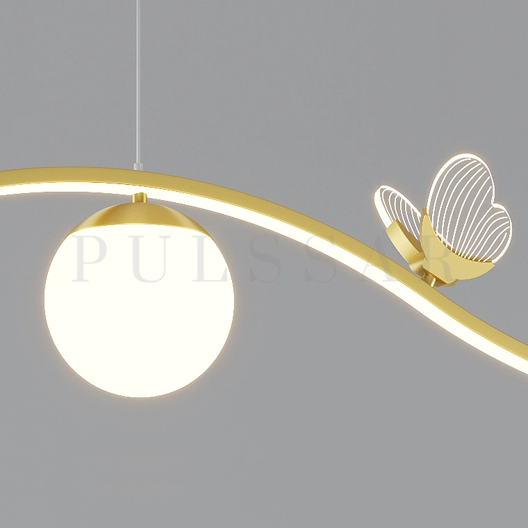 Реечная люстра BABETTA WAVE