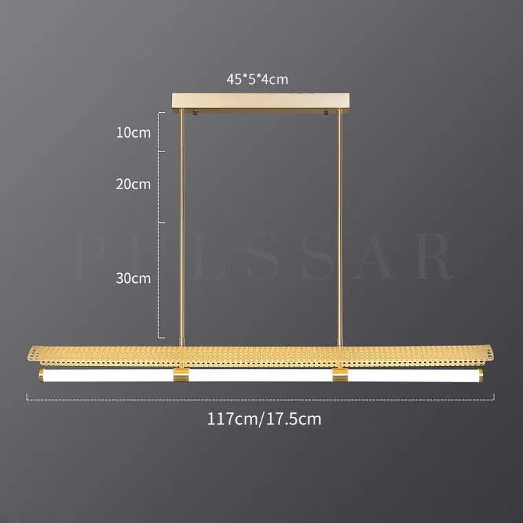 Реечная люстра ERKER B LONG