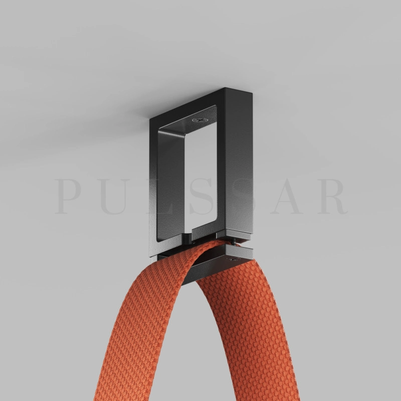 Усиленное накладное крепление для гибкого трека-ремня Belty, серия Base TR5508-BK