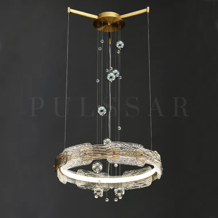 Кольцевая люстра BOLERO CH BUBBLE