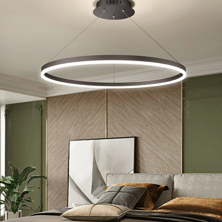 Кольцевая люстра CRUISE BLACK LITE