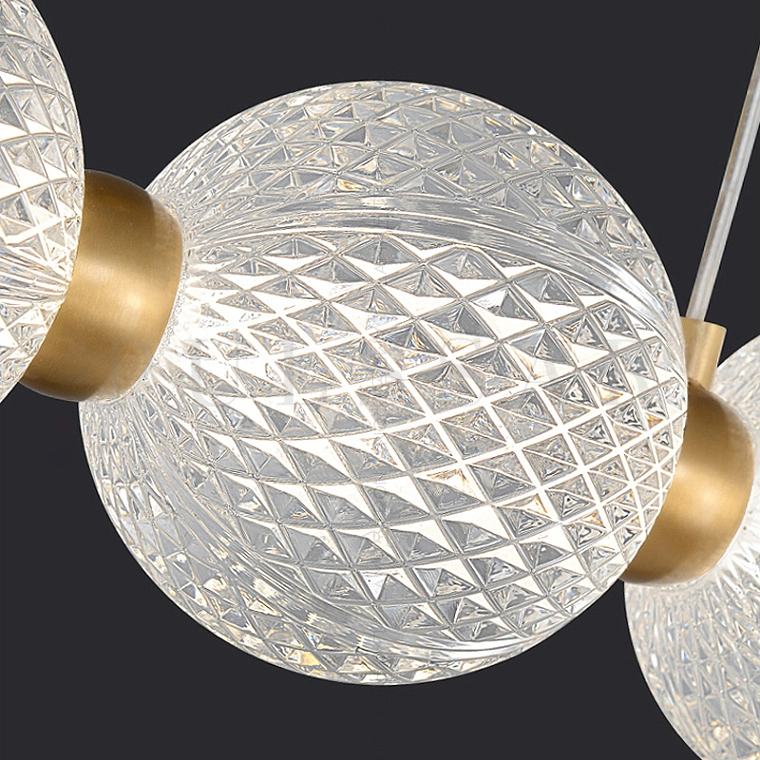 Реечная люстра CARA LONG