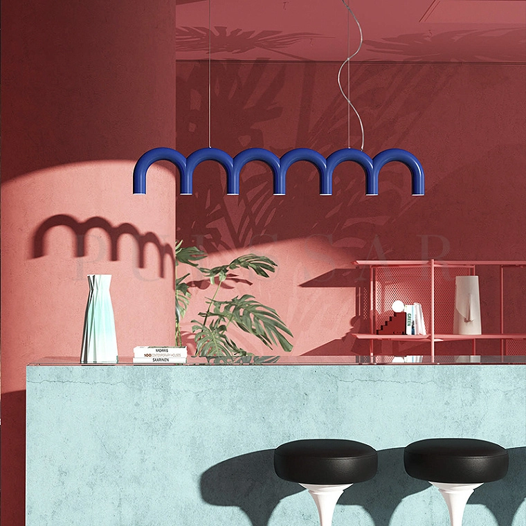 Реечная люстра VETRO LONG