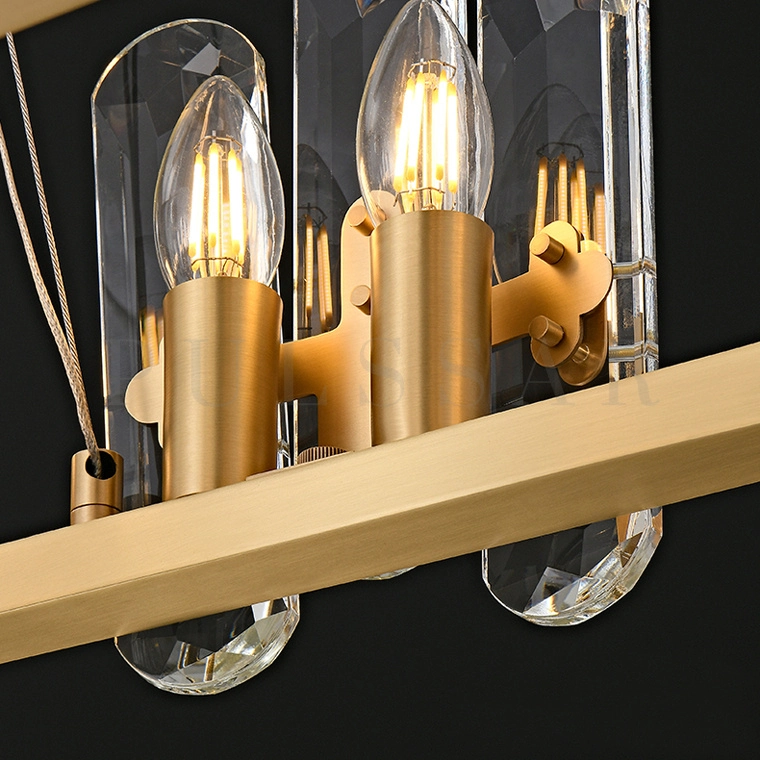 Реечная люстра WALLACE LONG