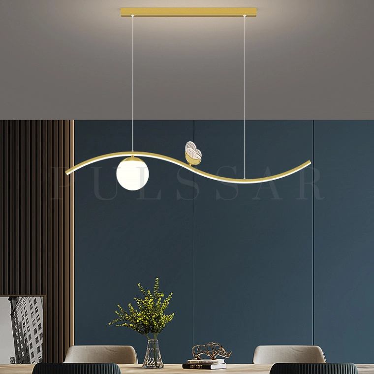 Реечная люстра BABETTA WAVE