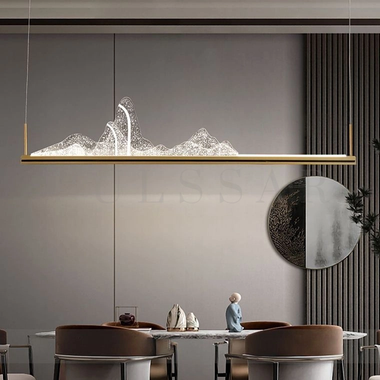 Реечная люстра SEVER