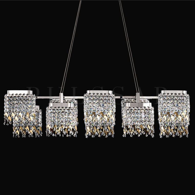 Реечная люстра FORSETE LONG