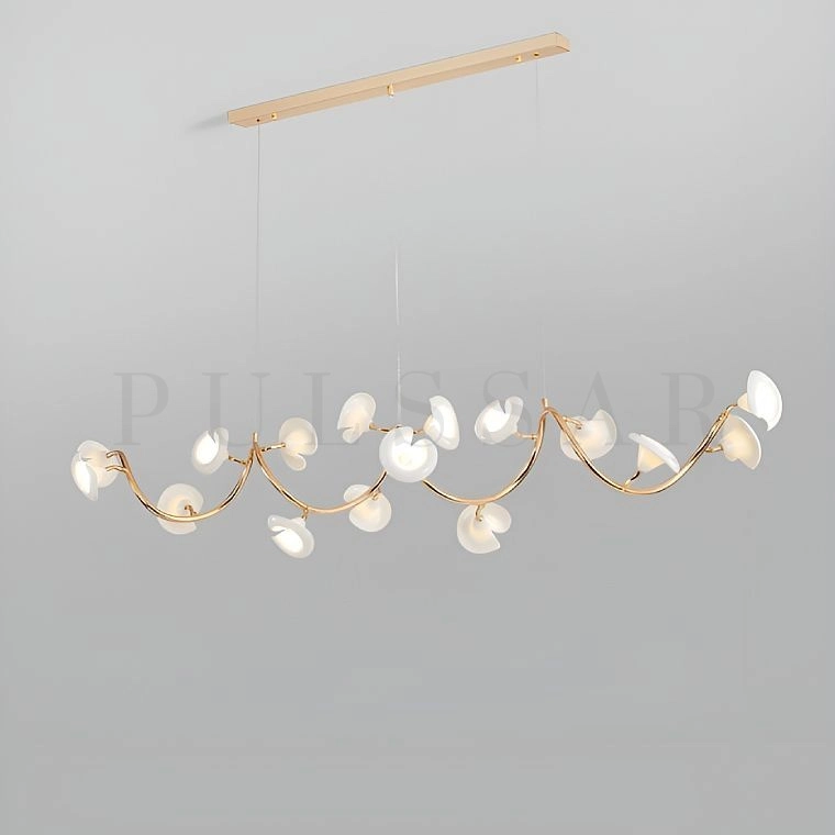 Реечная люстра JULY TURN LONG