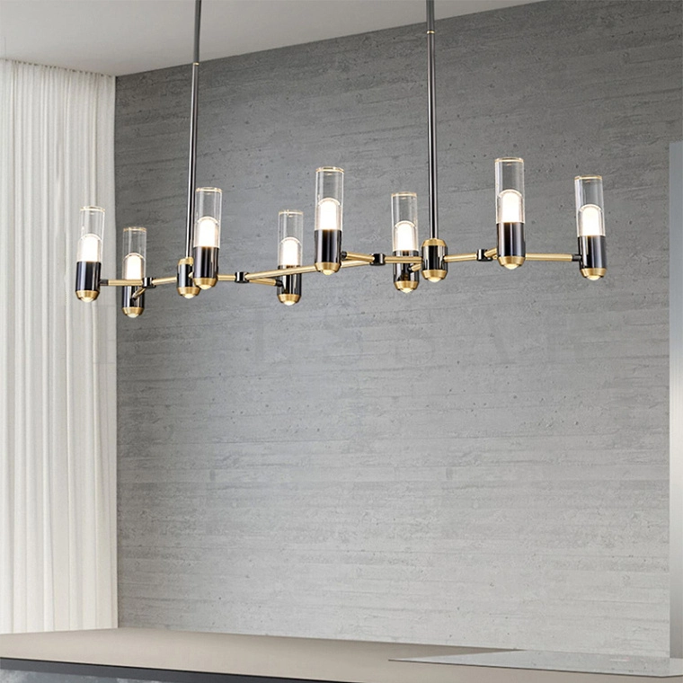 Реечная люстра BIRGEL LONG