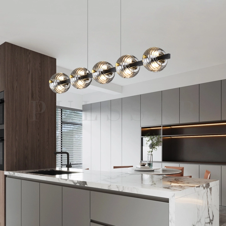 Реечная люстра SEMUND LONG