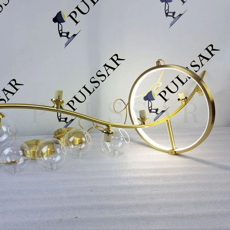 Реечная люстра MELODY WAVE