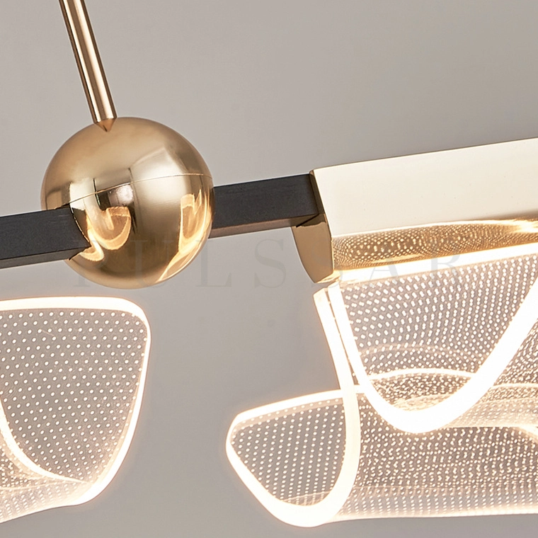 Реечная люстра DEMUS