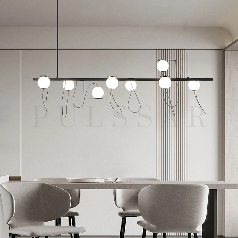 Реечная люстра HAUKUR LONG