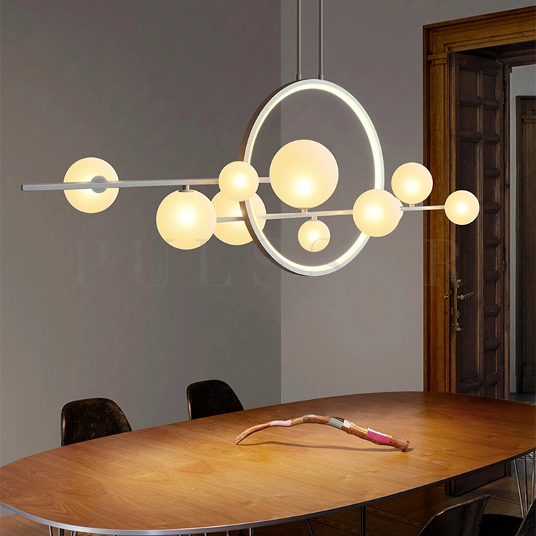 Реечная люстра IONA L HALO