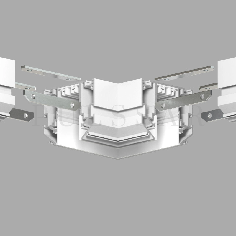Угловой элемент 90° Denkirs TR2026-WH