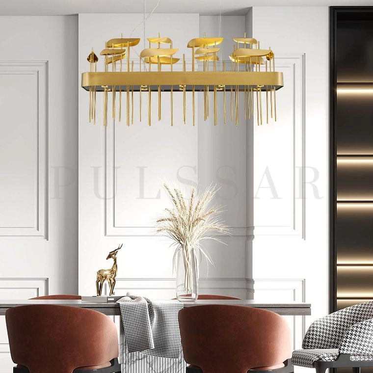 Реечная люстра PERLINA LONG