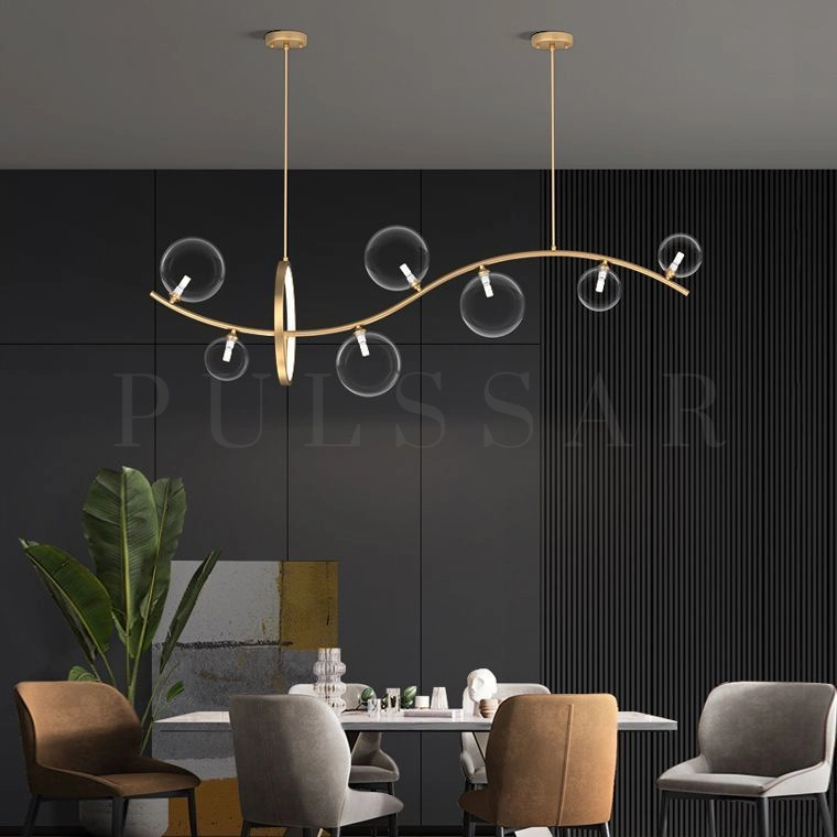 Реечная люстра MELODY WAVE