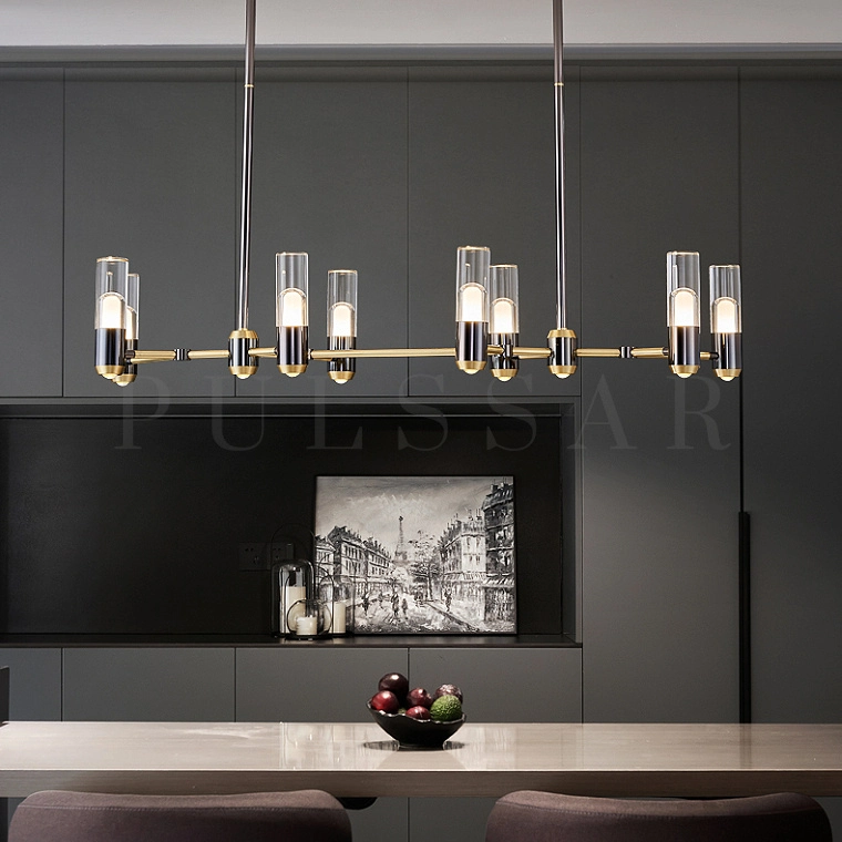 Реечная люстра BIRGEL LONG