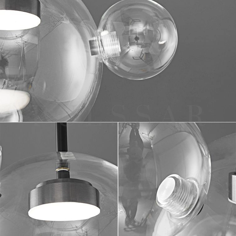 Подвесной светильник BUBBLE B BLACK LUX