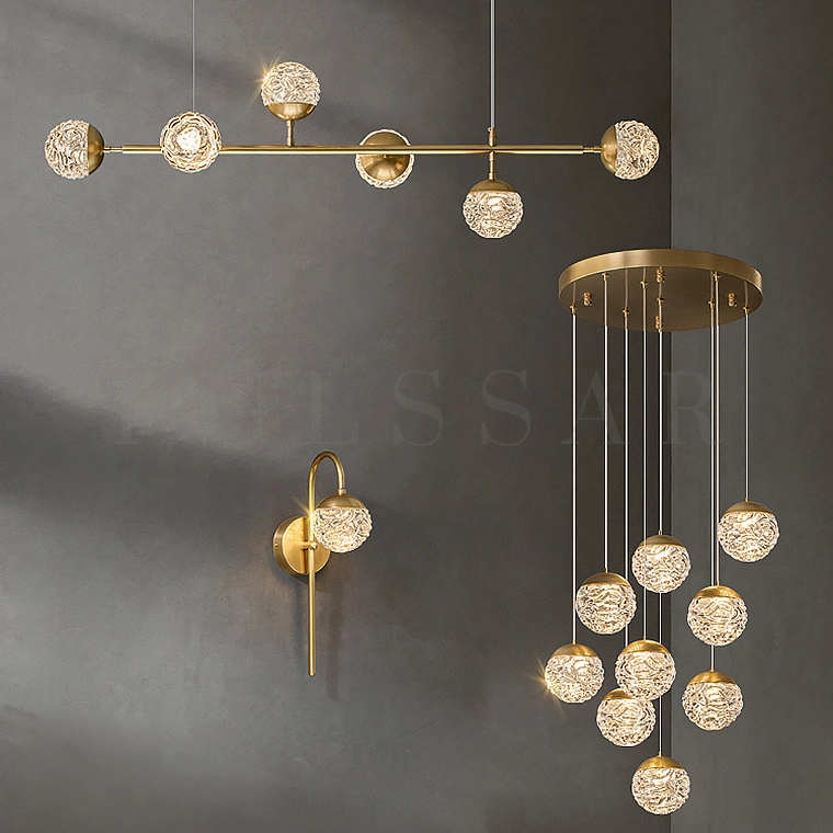 Реечная люстра VERENA LONG