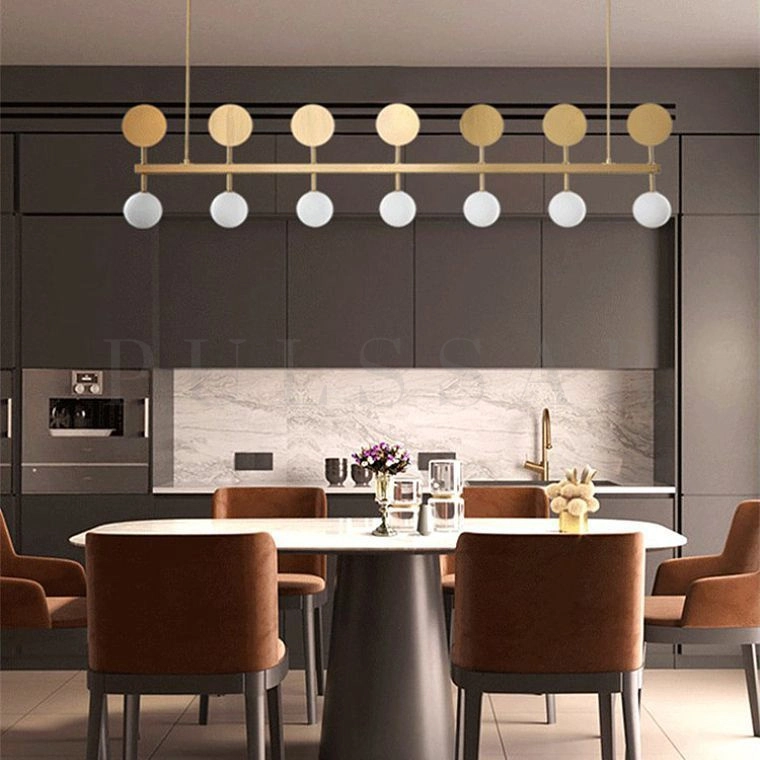 Реечная люстра SANTA LONG