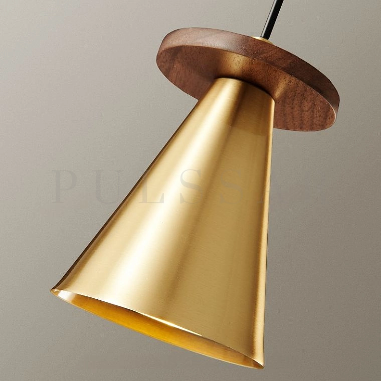 Подвесной светильник PIET CONE WOOD