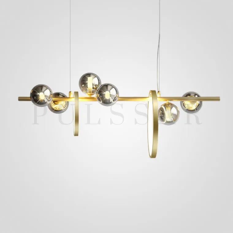 Реечная люстра NILMA