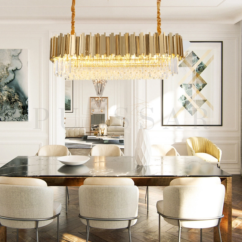 Реечная люстра GENEVA LONG