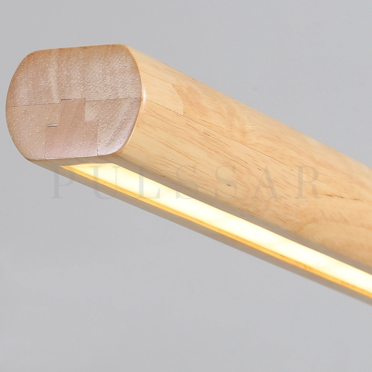 Реечная люстра RIVERA WOOD