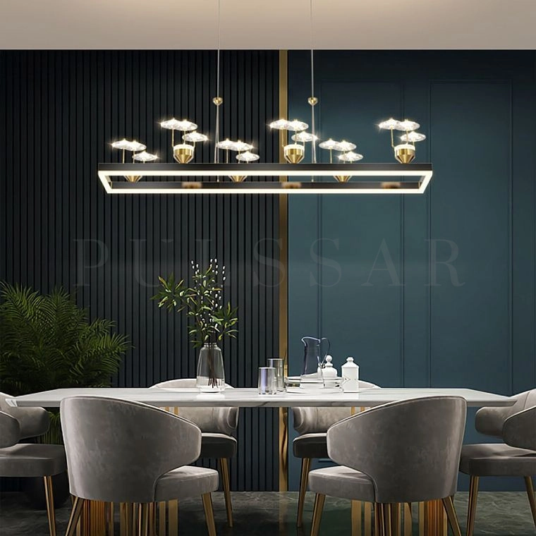 Реечная люстра DOVRA LONG