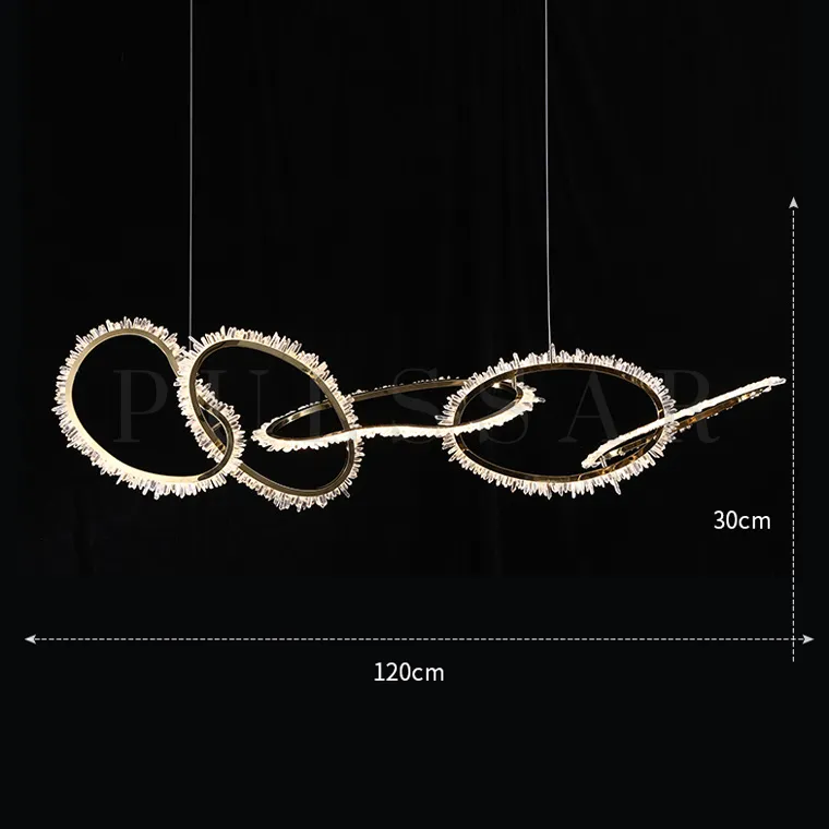 Реечная люстра GLIESE LONG